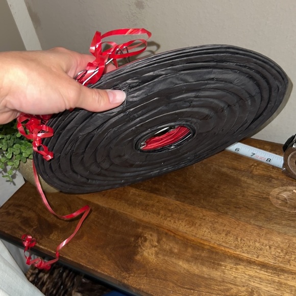 Minnie Mouse black white red happy birthday party decor - banner ribbons​ - Picture 13 of 16